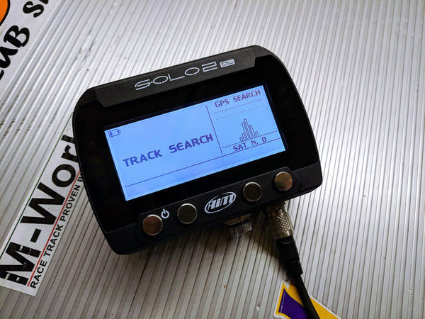 AiM Solo 2 DL GPS Lap Timer with ECU Integration - Free Mount 